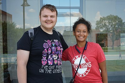 Camden Hedrick, left, and Jayla Josey