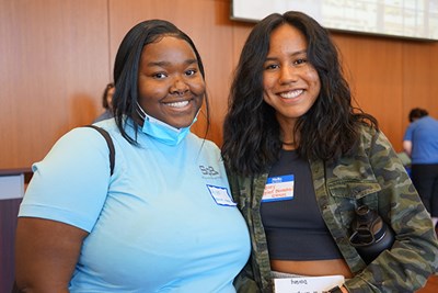 Kimberly Owens, left, and Daisey Jacquez