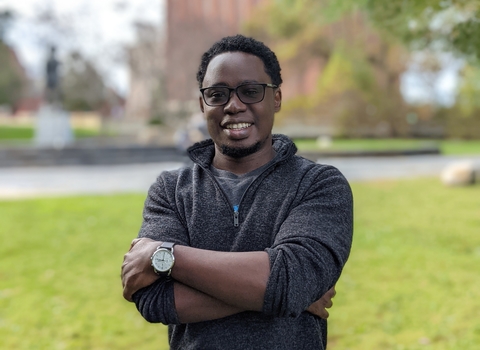 UMass Amherst ECE doctoral candidate Aggrey Muhebwa