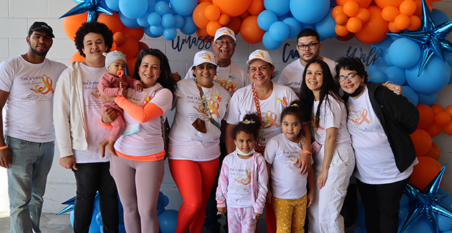 A team from UMass Cancer Walk and Run