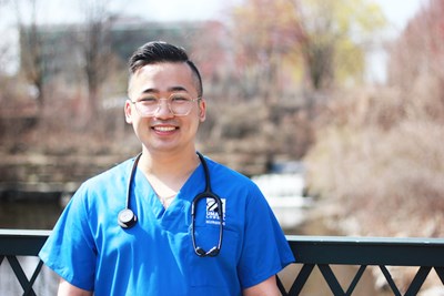 Nursing major David Nguyen